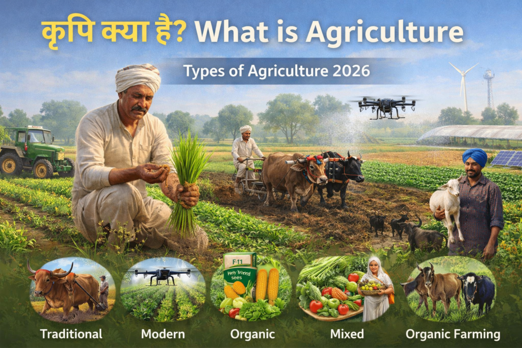 कृषि क्या है? | कृषि के प्रकार और पूरी जानकारी 2026
